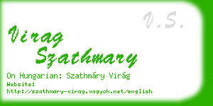 virag szathmary business card